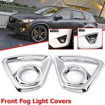 

Bumper Fog Light Chrome Garnish for Mazda Cx-5 Cx5 2013-2015 Car Rear Tail Lights Lamp Shade Frame Trim Cover Styling