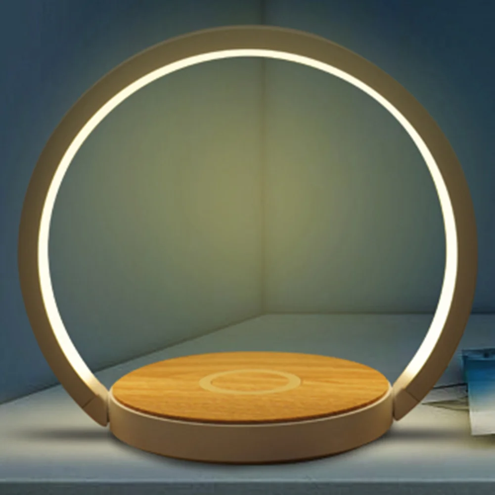 

HOT Folding Bedside LED Night Light with 10W Wireless Charger Fast Charging Bed Light NDS66
