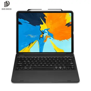 

DUX DUCIS Wireless Keyboard Case for iPad Pro 12.9 2018 Bluetooth Smart Folding Tablet Cover for iPad Pro 2018 12.9 inch Funda