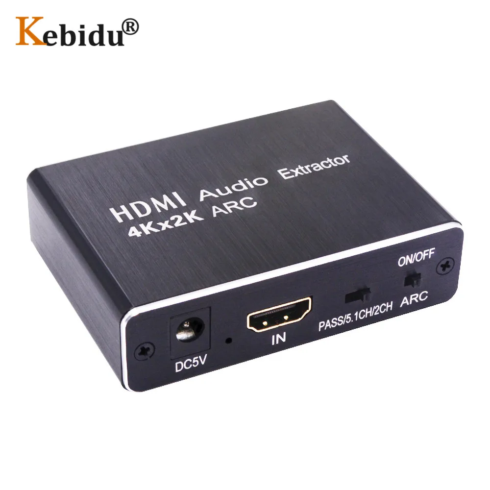 Аудиоэкстрактор ARC HDMI 2/5 1 канал 4K x 2K сплиттер к аудио экстрактор оптический TOSLINK