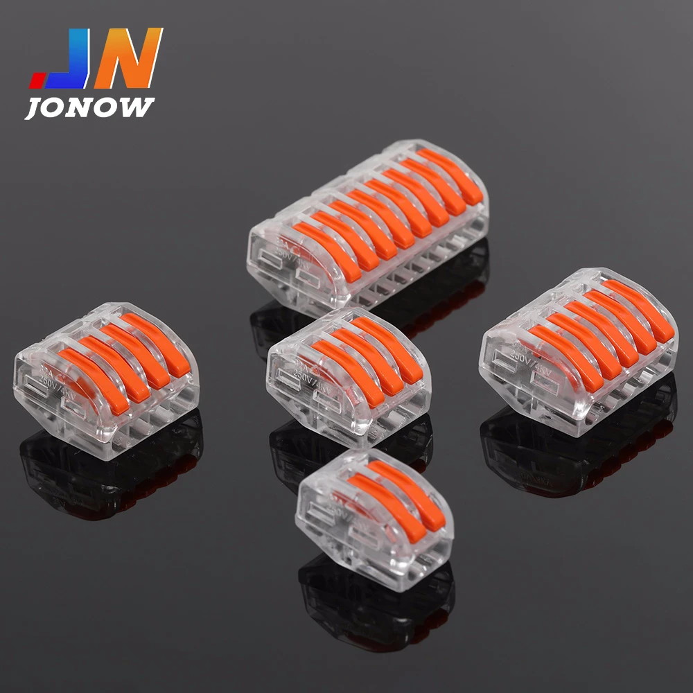 

Mini Universal Connector Conductor Wire Cable Push-in Fast lock Compact PCT faston Quick Wiring insulation Terminal Accessories