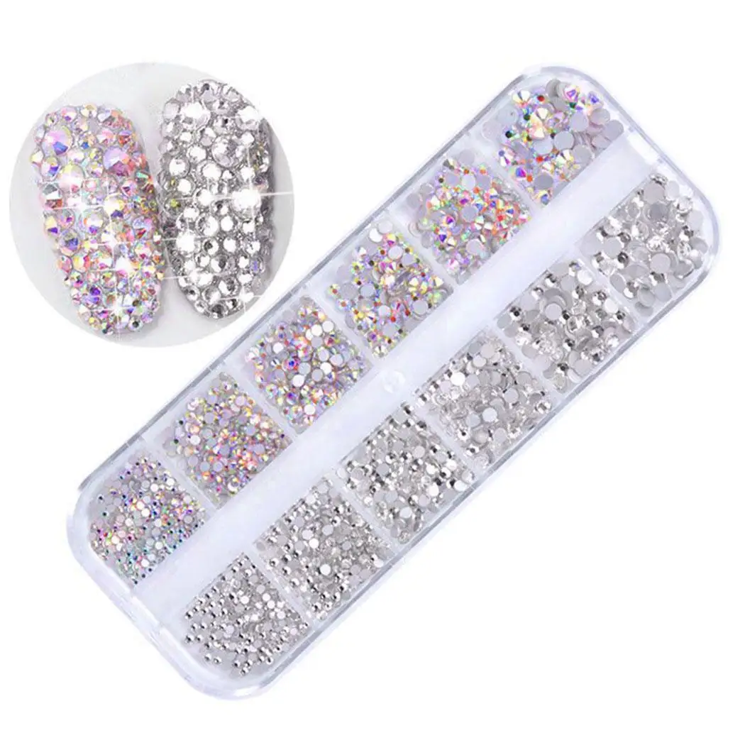 DIY Home Flatback Nail Art Rhinestone 1,2, 3,4, 5,6, 7,8, 9 Home, профессиональные аксессуары для ногтей - Цвет: 9