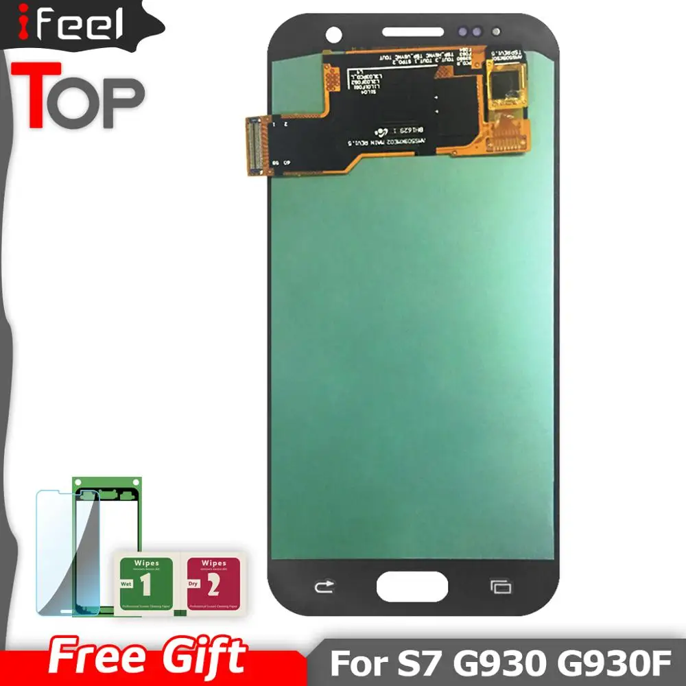 Для SAMSUNG GALAXY S7 G930A G930F SM-G930F ЖК-дисплей кодирующий преобразователь сенсорного