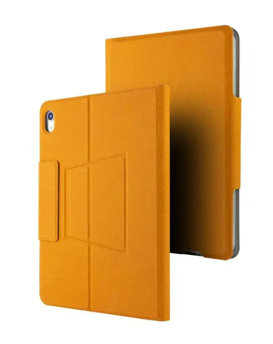 Orange Беспроводной Bluetooth клавиатура кожаный чехол для iPad Pro 11 дюймов с Красочная светодиодная подсветка - Цвет: Orange