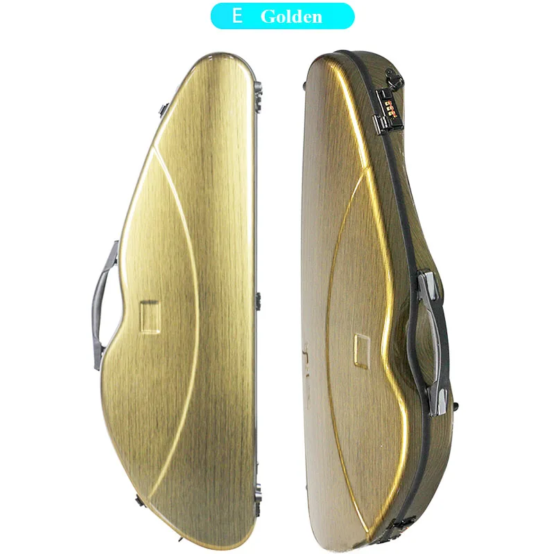 Triangular de Fibra de Carbono para Violino Impermeável para Violino Estojo de Compressão com Higrômetro Caixa 4 - - Image 6