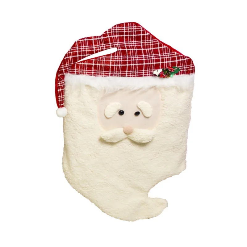 Santa Claus Christmas Covers Table Party Decor Dining Dinner Table Chair Back Table Cloth Cover Decoration Dinner Chair Back