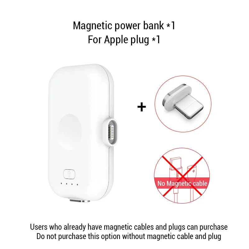 best powerbanks PZOZ Magnetic Power Bank For iPhone Micro USB Type C 1200mAh Mini Magnet Charger Power Bank For iPhone iPad Xiaomi Huawei Phone battery pack for phone Power Bank