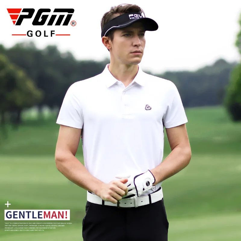 PGM Весенняя и летняя одежда для гольфа мужская футболка с короткими рукавами