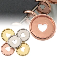 5 шт. в форме сердца вкладыш для книг Записная книжка Дневник диск для переплета кольцо кольца 360 ° DIY альбом многофункциональные шарнирные кольца