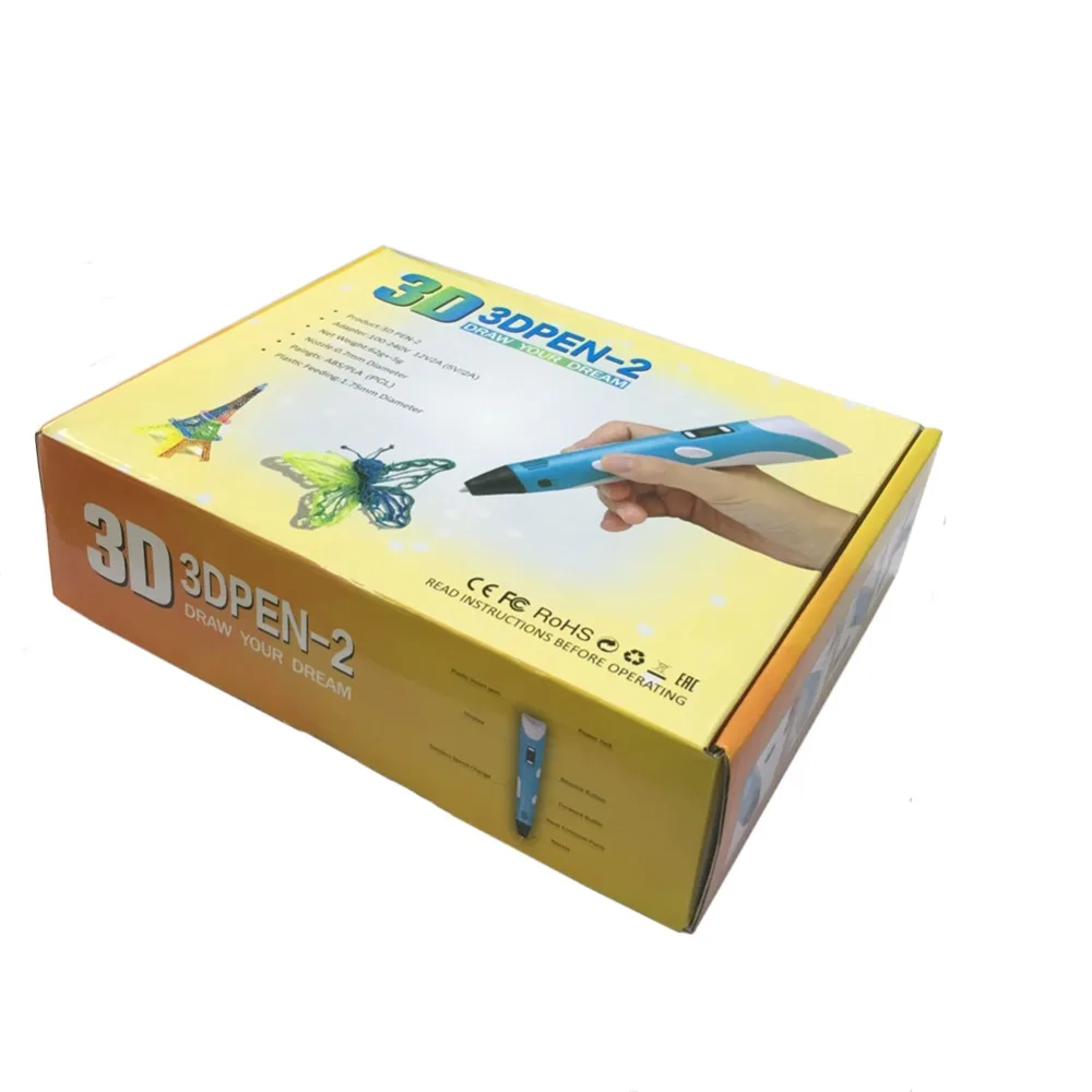 3D Penna di с рисунком Феи DA TE 3D Matita Della Penna 3D с узором в Penna Stift PLA накаливания в Il капюшоном, Bambino Ed OC