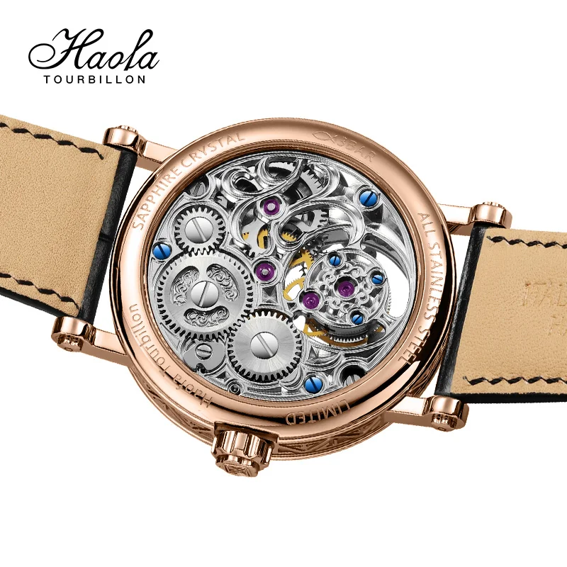 Рисунок 2 - Мужские часы с турбийоном Haofa Skeleton GMT