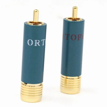 

4pcs/lot Gold-plated HIFI RCA Plug Hi-end Ortofon Reference 8NX RCA Connectors