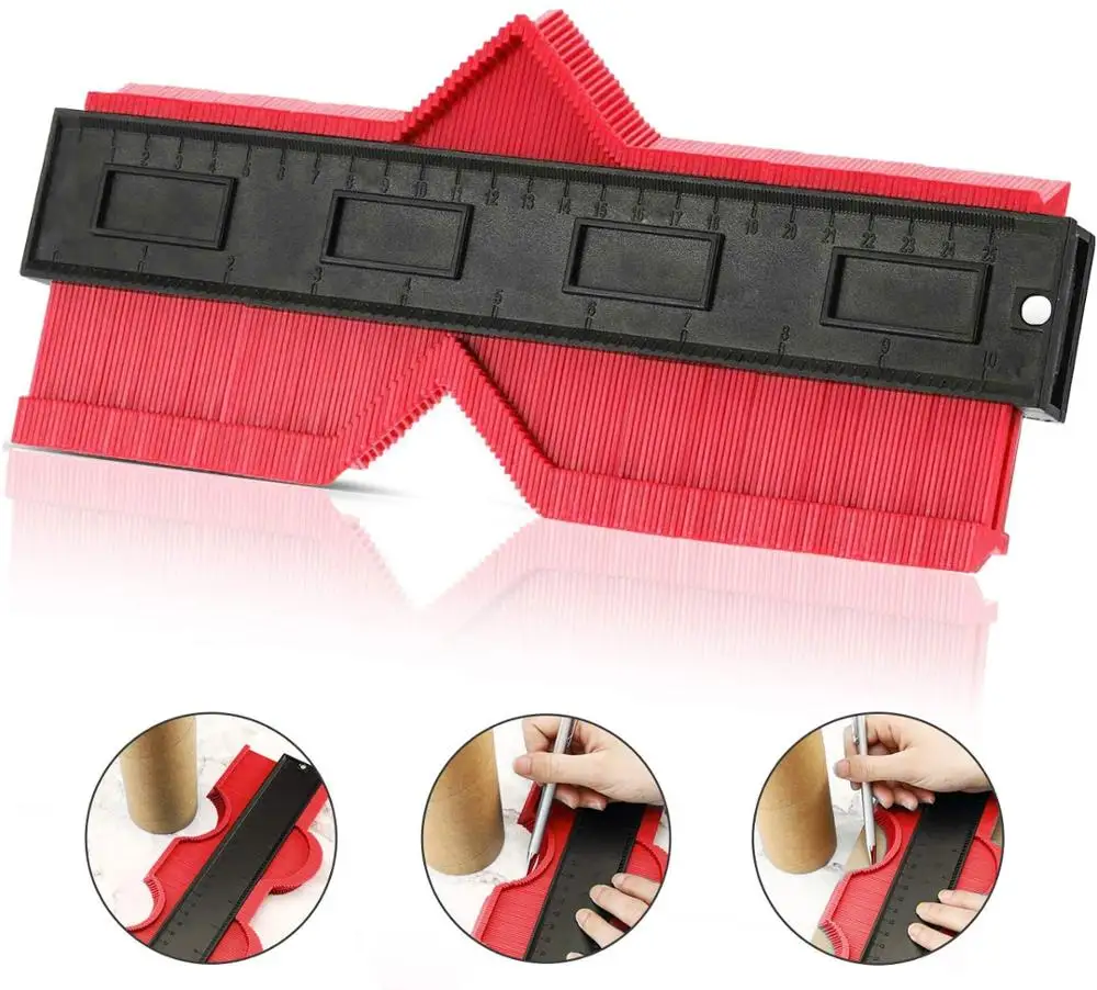 

Contour Gauge Profile Universal Tool Ruler Contour Duplicator Tool Precisely Copy Irregular Shapes Outline Drawing Template