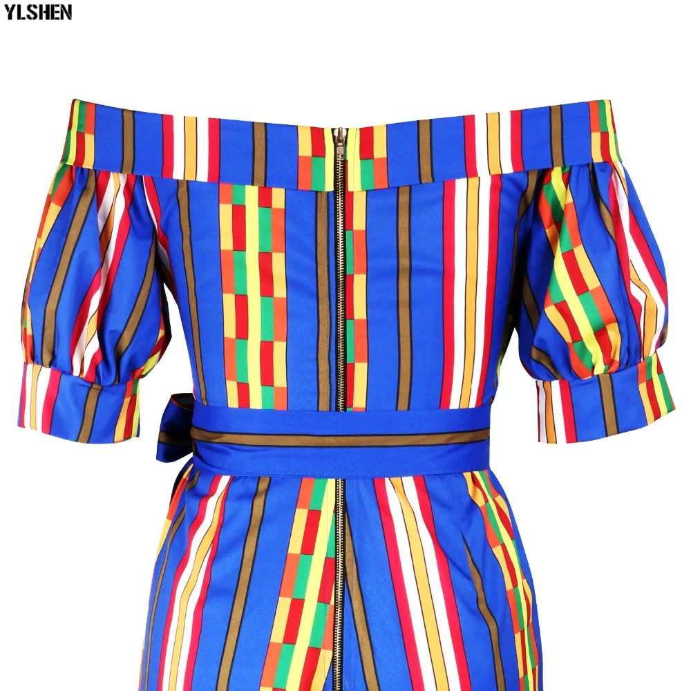 Dashiki African Clothes for Women Traditional Print  Jumpsuit Dresses Basin Riche Clothing Vetement Robe Africaine Femme 2019 22