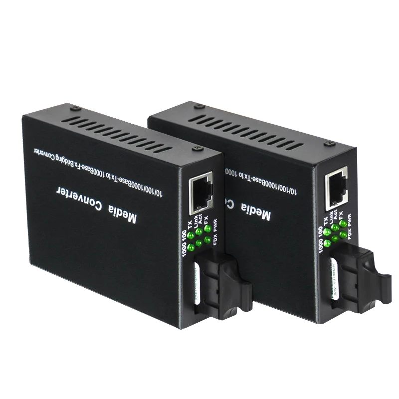 Гигабитный Ethernet волоконный медиа конвертер со встроенным 1Gb одномодовым