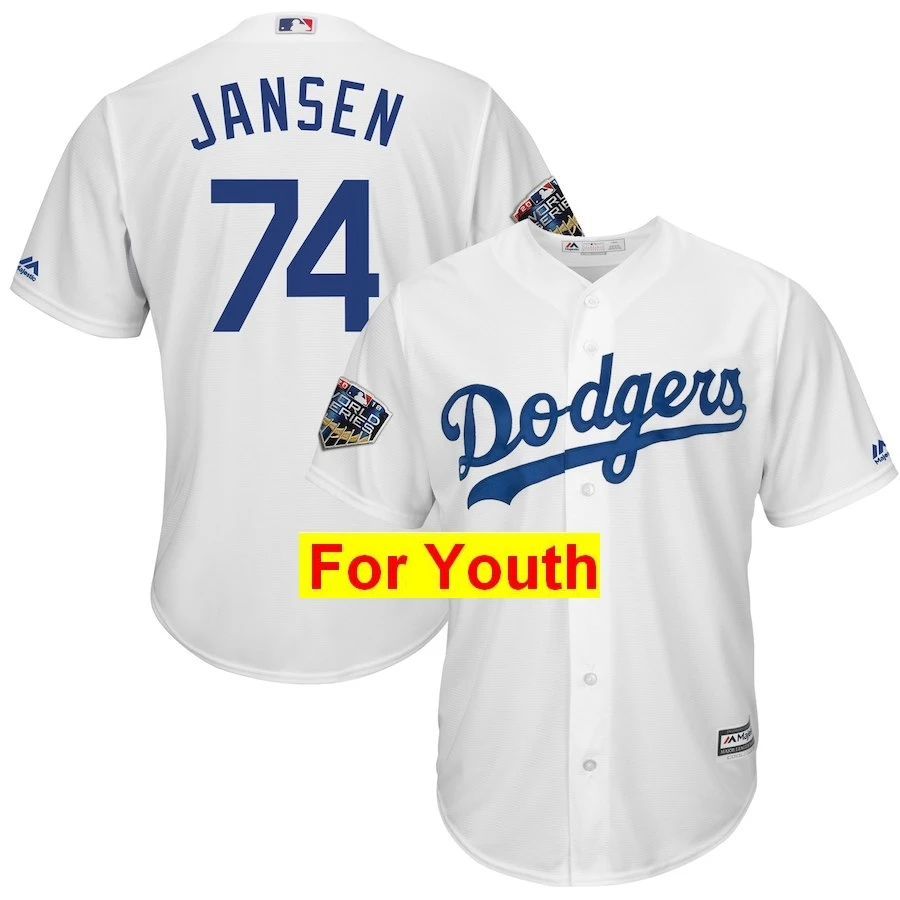Молодежная Джерси#8 Manny 27 Matt Kemp 74 Jansen 13 Max Muncy 66 Yasiel Puig 01 World - Цвет: Коричневый