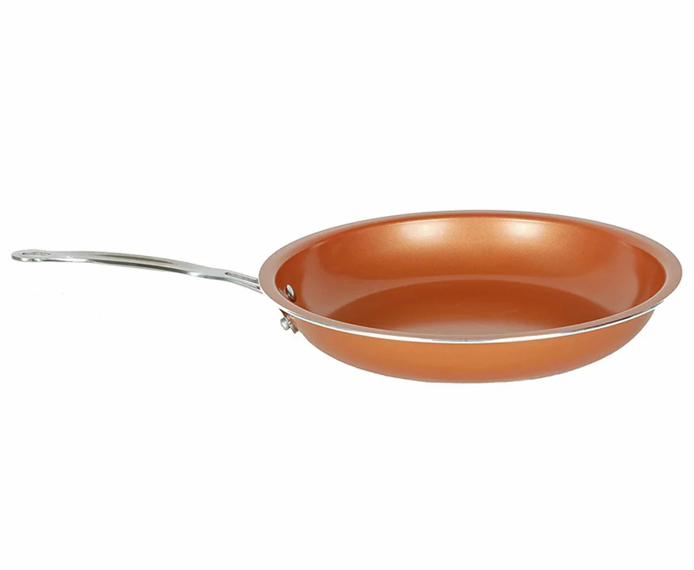 Non-stick copper pot ceramic coating and safe aluminum pan for induction cooker and dishwasher