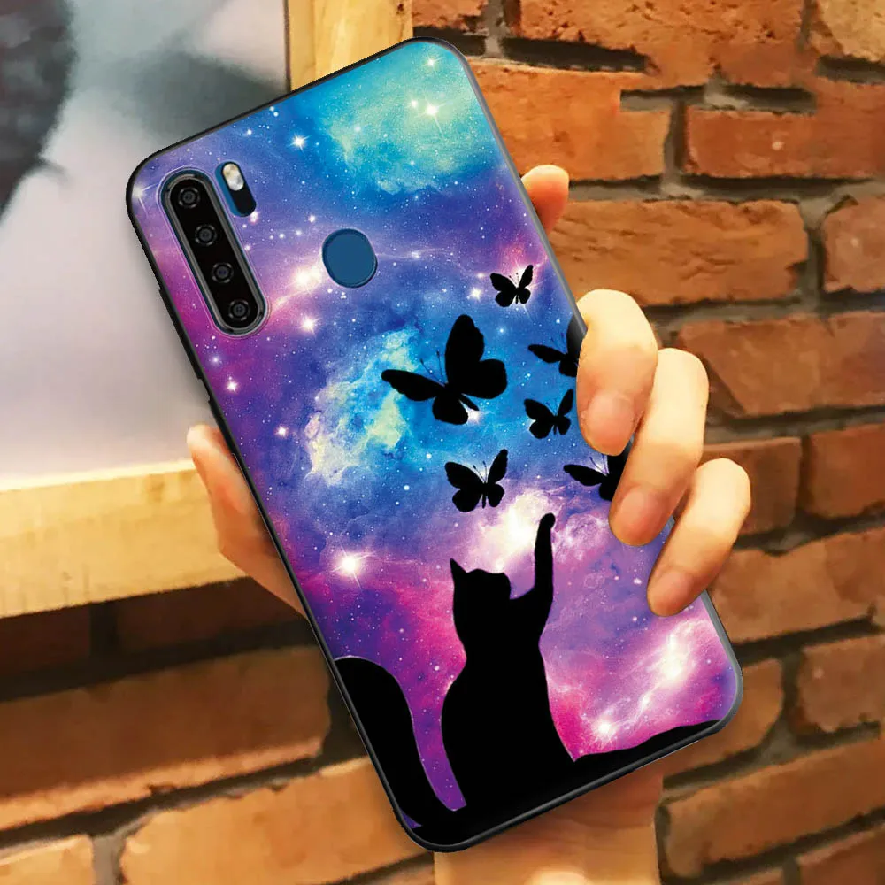 For Blackview A80 Pro Case Butterfly Style Case For Blackview A80 Pro Soft TPU Silicone Phone Cover For Blackview A80 Pro A80Pro mobile phone pouch