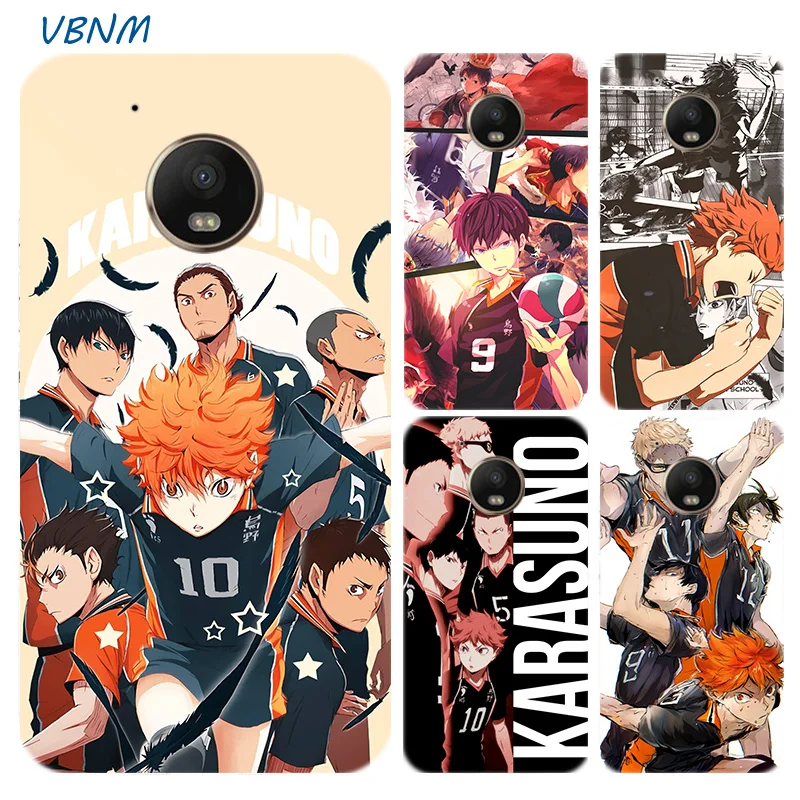 Силиконовый чехол Haikyuu для Motorola MOTO G8 G7 Power G5 G5S G6 E4 E5 E6 Plus G4 Play|Бамперы| |