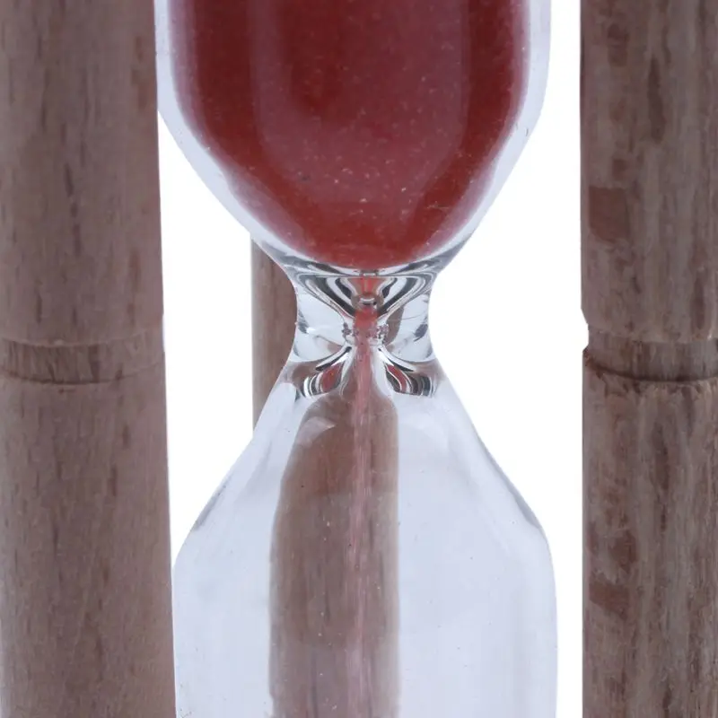 New-3 Minutes Hourglass Classic Beech Natural Sand Time Switch Kitchen Coffee Eggs Tea Gift Decoration