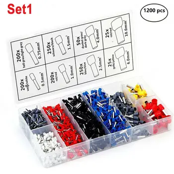 

Supply Cold Terminals Assorted Kit Wire Copper Crimp 1200Pcs Connector