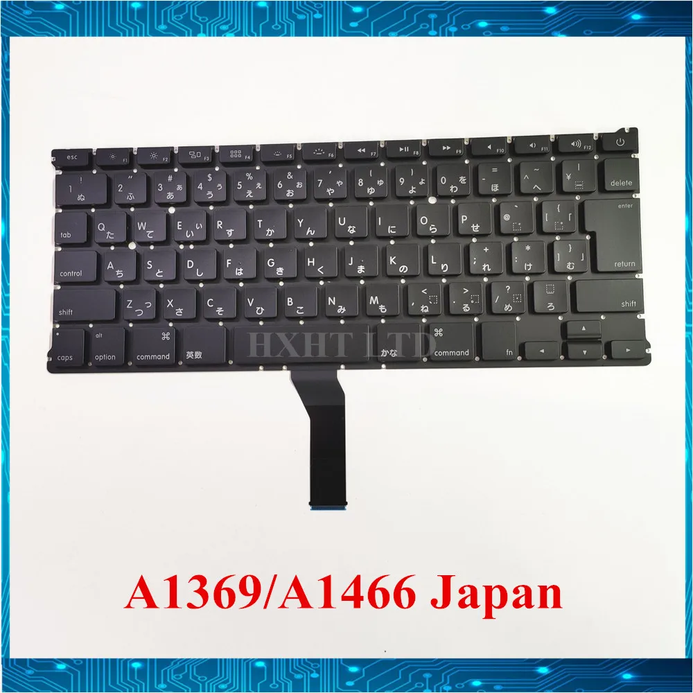 Baru A1369 A1466 Jepang JP Keyboard untuk Apple Macbook Air 13 "A1369