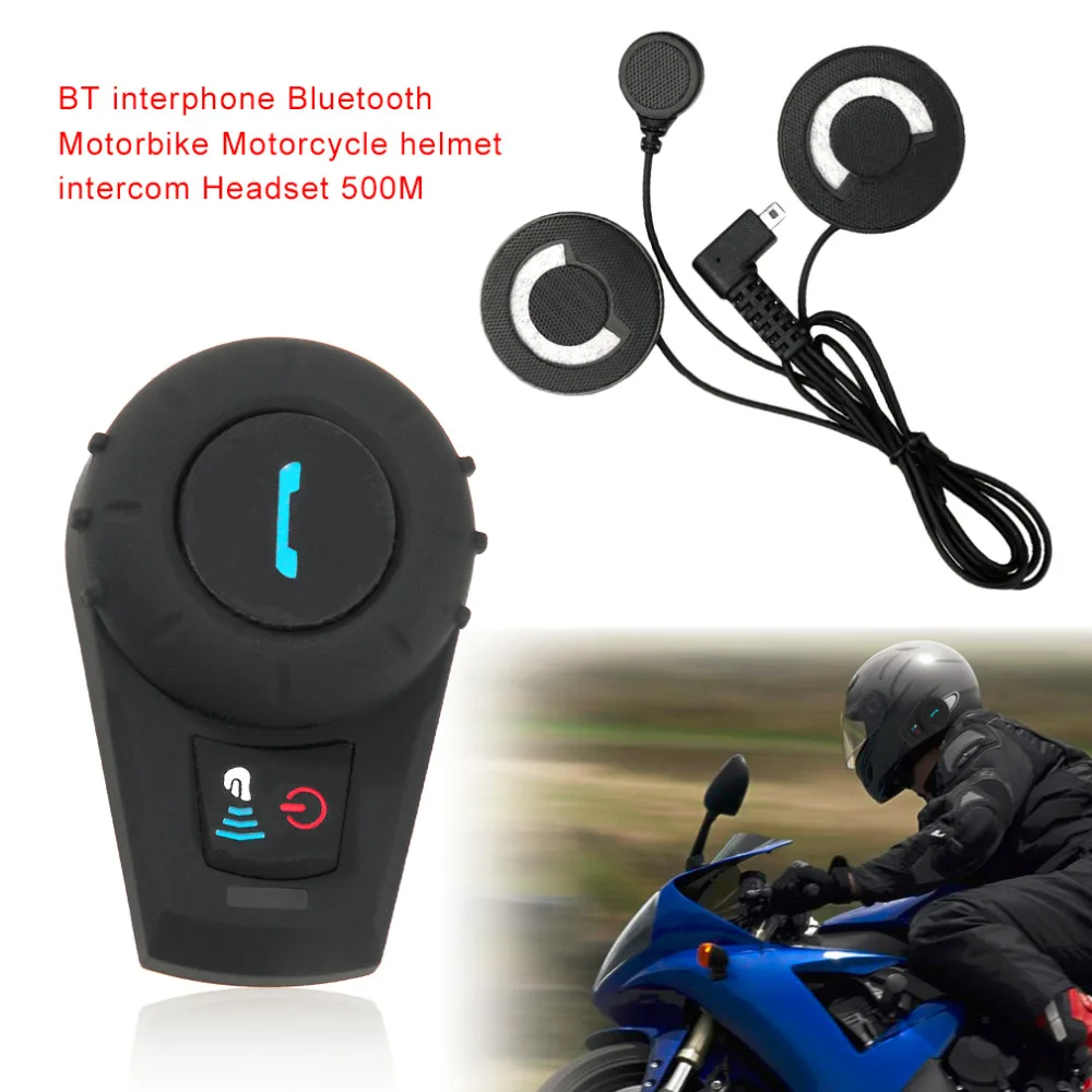 M1035BT Bluetooth домофон мотоциклетный шлем динамик домофон мотоциклетный шлем домофон Handfree 500 м
