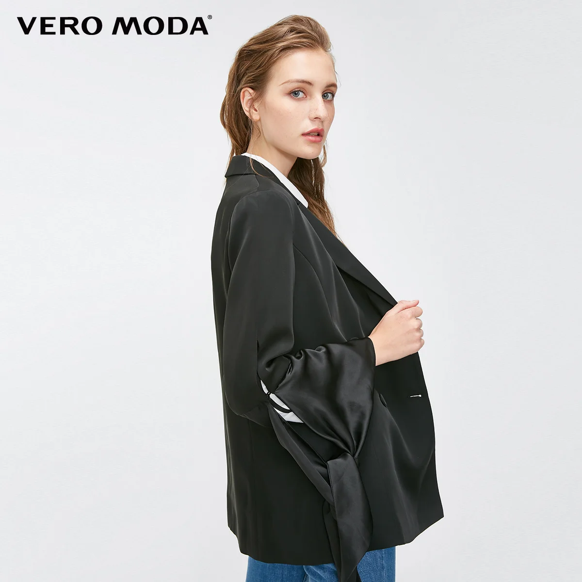 Vero Moda Новое поступление Женский приталенный Блейзер с манжетами из ленты | 318308537