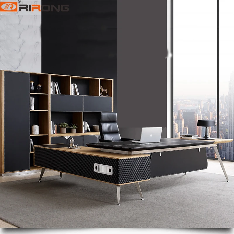 Black Wood Office Furniture Computer Desk Personal Office Space Design Furniture Study Tables Custom Desk Office Desk Table Set Black Wood Office Furniture Computer Desk Personal Office Space Design Furniture Study Tables Custom Desk Office Desk Table Set