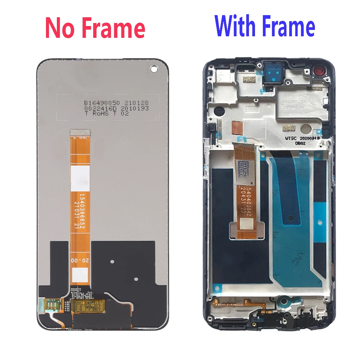 Original 6.49'' For OnePlus Nord N10 5G LCD Display With Frame Touch Screen Digitizer BE2029 BE2025 BE2026 BE2028