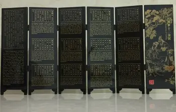 

A Dream of Red Mansions Twelve Golden Hairpins Antique Lacquer Small Screen Classical Traditional Ornaments Home Decoration Wood