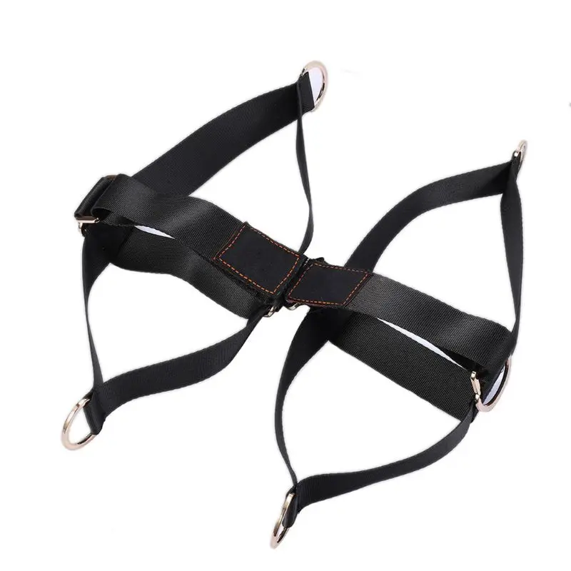 4 d-кольца ремешок на лодыжку для кабельных машин и эспандеров Glute Leg Band PXPF