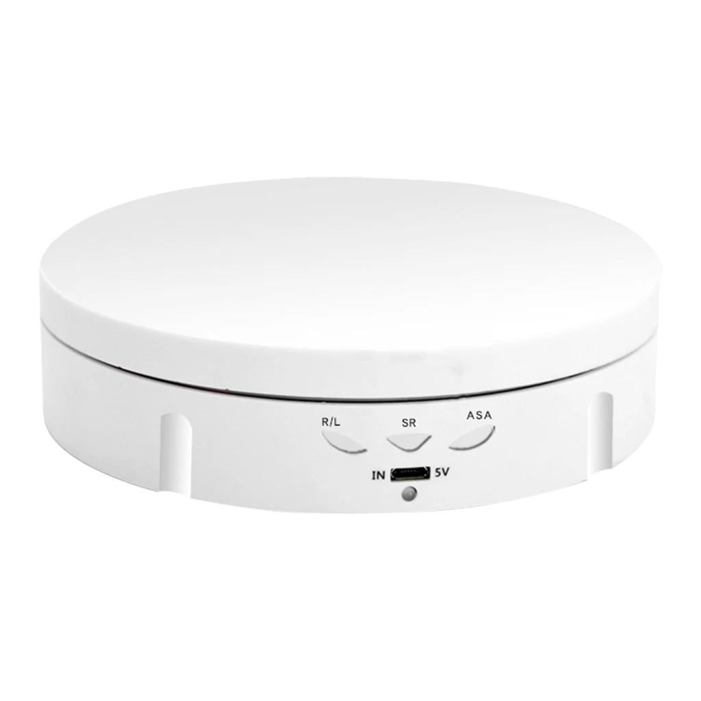 360 Degree Electric Rotating Turntable for Photography, Automatic Revolving Platform, for Watch, Bag, Jewelry, Shoes