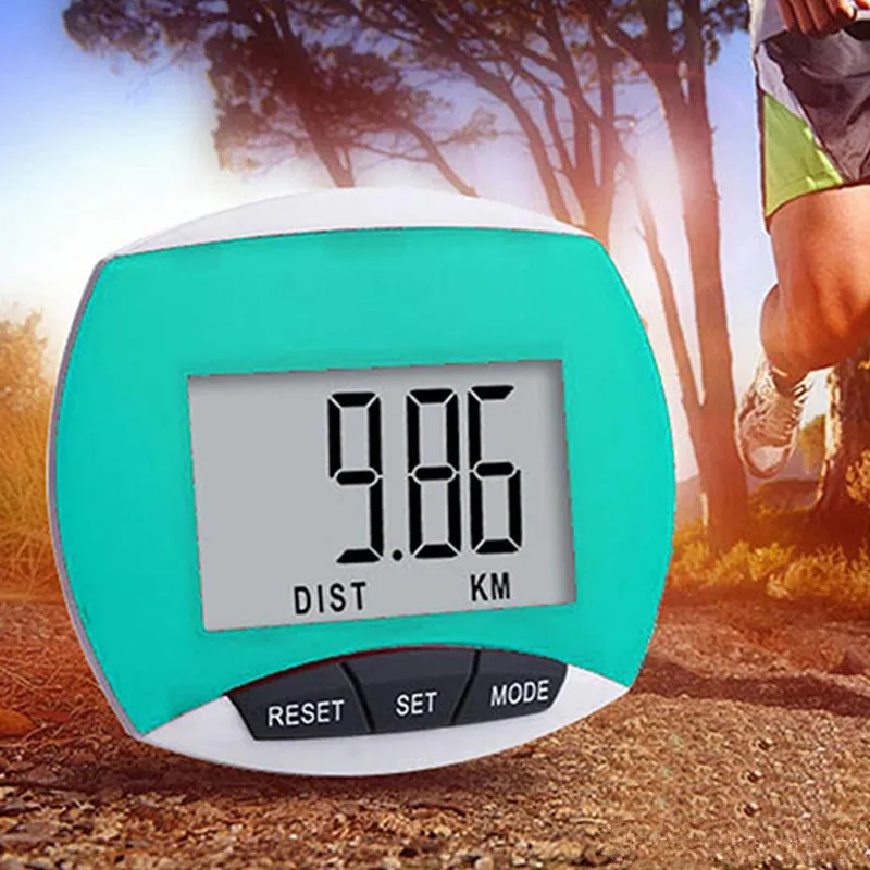 Pedometer Without App And Cell Phone Odometer Jogging Fitness Equipment Running Belt Clip