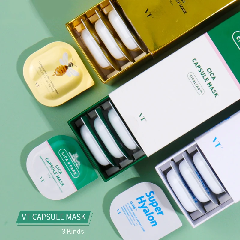 Корейская грязевая глина vt маска для ухода за лицом серия centella honey gold увлажняющая