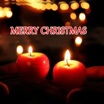 

Fruit Modeling Scented Candles Apple Home Decorations Birthday Christmas Party Fruit Candles Christmas Party Ornament