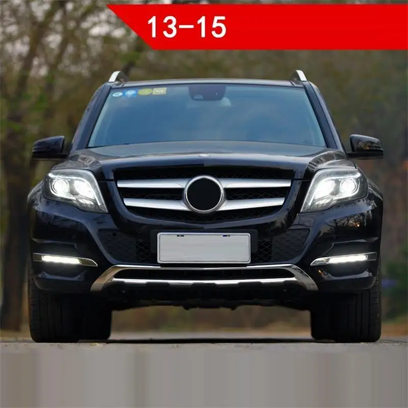 Ходовые части Cob Automovil Assessoires Drl светодиодные аксессуары фары автомобиля фары в сборе 17 18 для Mercedes Benz GLK класс