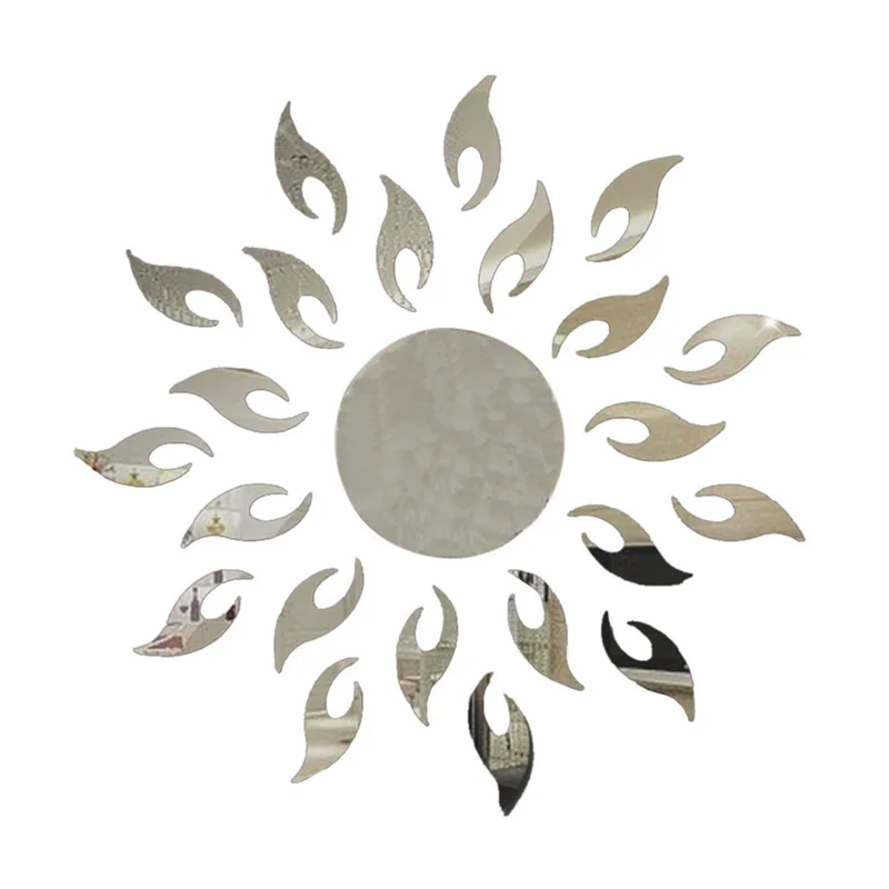 Креативная Наклейка на стену с изображением солнца солнечного света подсолнуха