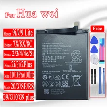 HB356687ECW Battery For Huawei Nova 2 Plus 2i 3 4 4e 5i Pro Honor 7X 9 9i 8C 8X 9 Lite For G9 G10 Mate X 20 SE 10 10 Pro 10 Lite