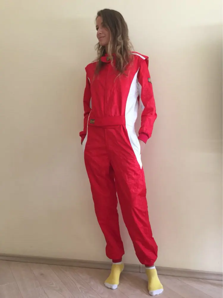 The car racing motorcycle suit windproof fit male female 4colors size XS-4XL not fireproof men women