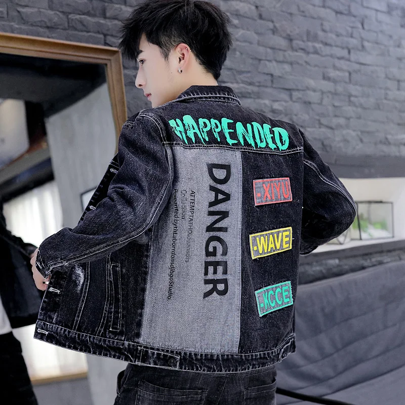 Mens Jackets Wholesale Denim Jacket Korean Pink/Red/Black Casual Spring  Autumn Baseball Uniform Student Handsome For Men From Guangtuishenqi,  $24.62