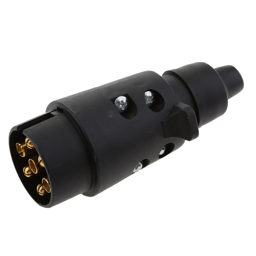 7 Pin Trailer Plug Caravan RV Towing Towbar Socket Durable Plastic