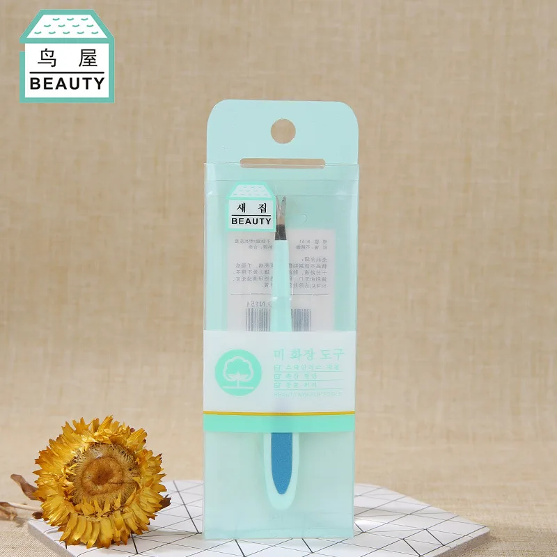 Stainless Steel V Type Dead Skin Remover Manicure Implement to Barb Manicure Tools Exfoliating Scrub Fork N151