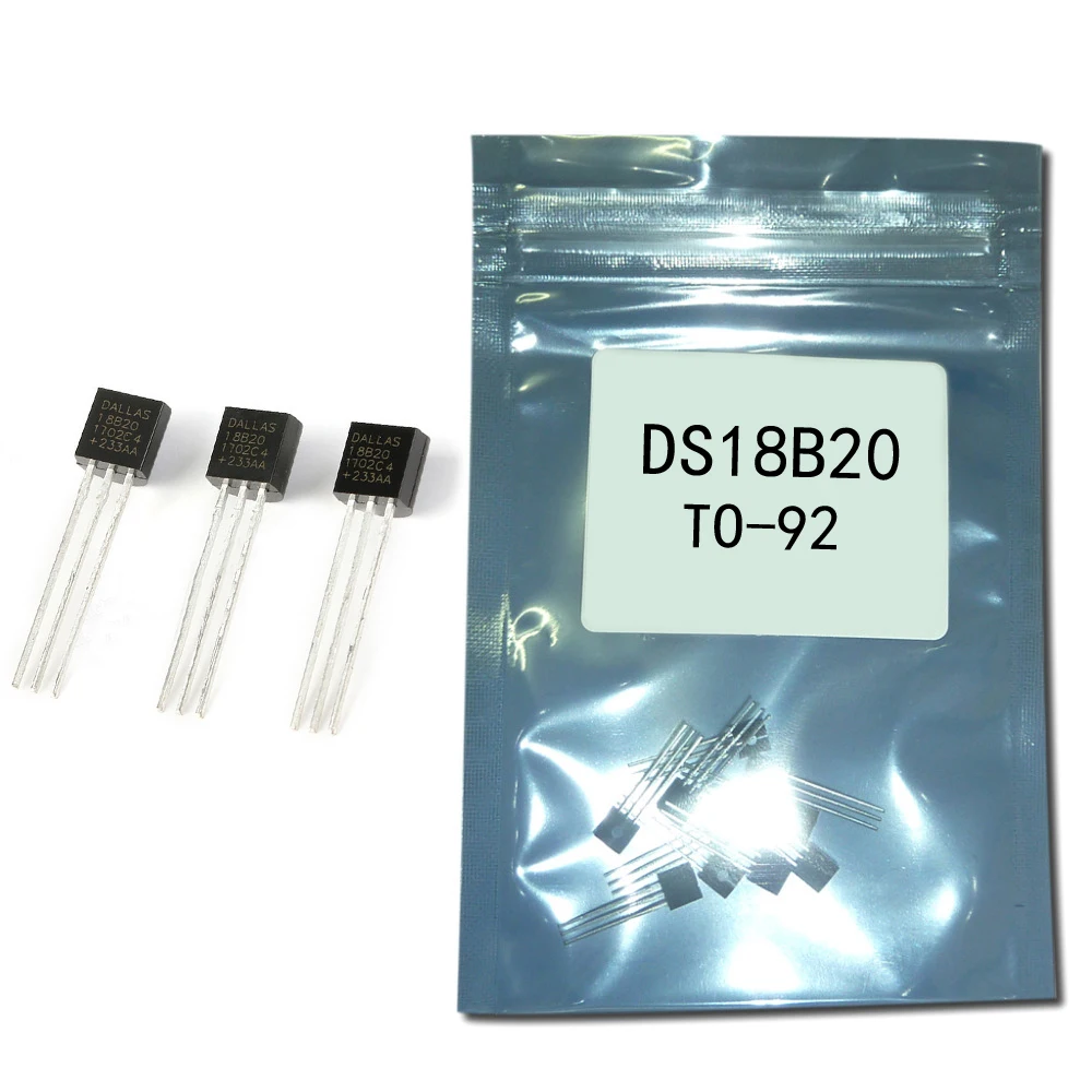 10 шт. DS18B20 TO 92 чип датчика температуры 18B20 TO92 для Arduino цифровой термометр DS18B20 датчик Холла Diy Электронный комплект|sensors electronics|temperature sensorelectronic sensor | АлиЭкспресс