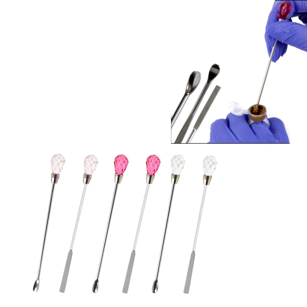 

Permanent Makeup Eyebrow Tattoo Microblaiding Ink Mixer Mixing Stirring Rods Sticks Tattoo Powder Spoon Body Art Accessories