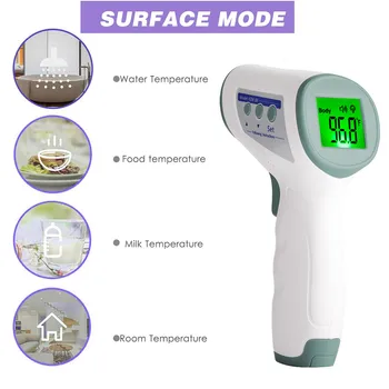 

Non-Contact Thermometer Body Infrared Forehead Thermometer Baby Adults Outdoor Home Digital Infrared Fever Ear Thermometer #6