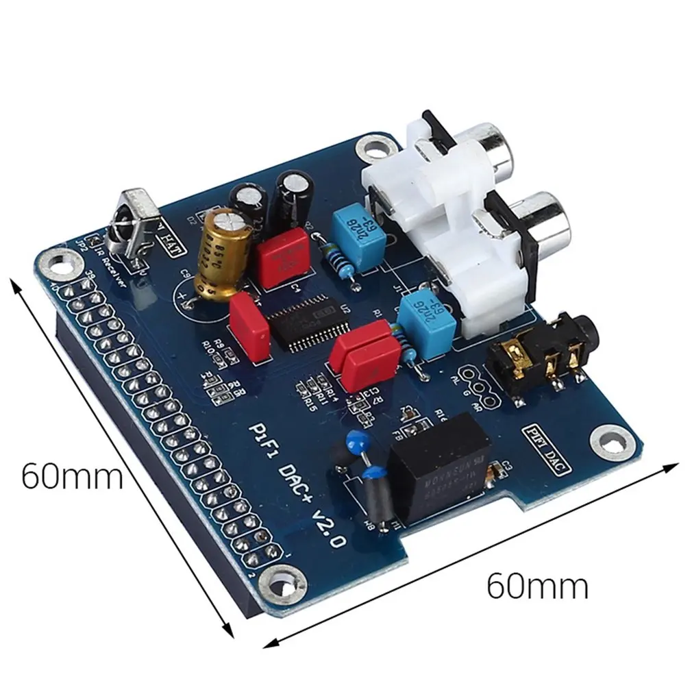 Интерфейс PIFI DASI DAC+ HIFI DAC Scheda аудио модуль ies для Raspberry pi 3 2 Modello B+ digital Bacheca V2.0 Bordo SC08