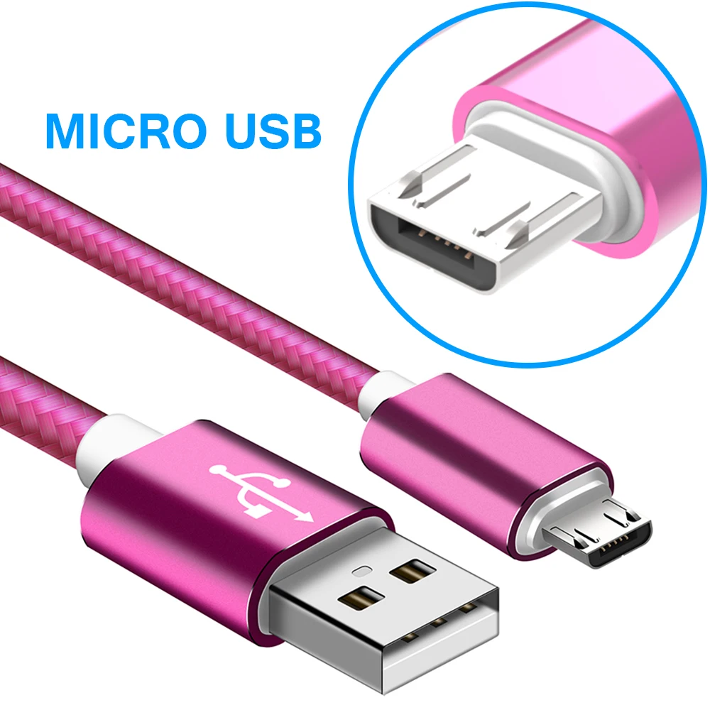 Micro Usb кабель Android Быстрая зарядка USB синхронизации данных Зарядное устройство