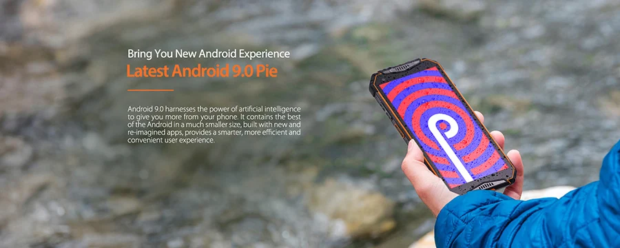 Ulefone Armor 3W 5," FHD+ Android 9,0 Helio P70 Octa Core 6 ГБ 64 Гб Смартфон 21 МП 10300 мАч 4G OTG NFC мобильный телефон