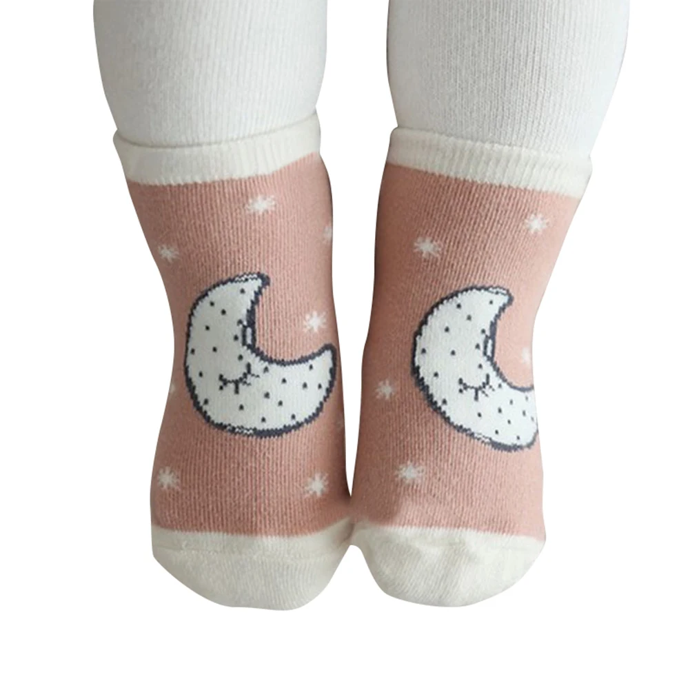 Анти-скольжения эластичные хлопковые носки одежда для малышей с рисунками зверей из мультфильмов для маленьких мальчиков и девочек и маленькими ушами для мальчиков и детские красивые противоскользящие хлопковые носки премиум Мягкие хлопковые носки